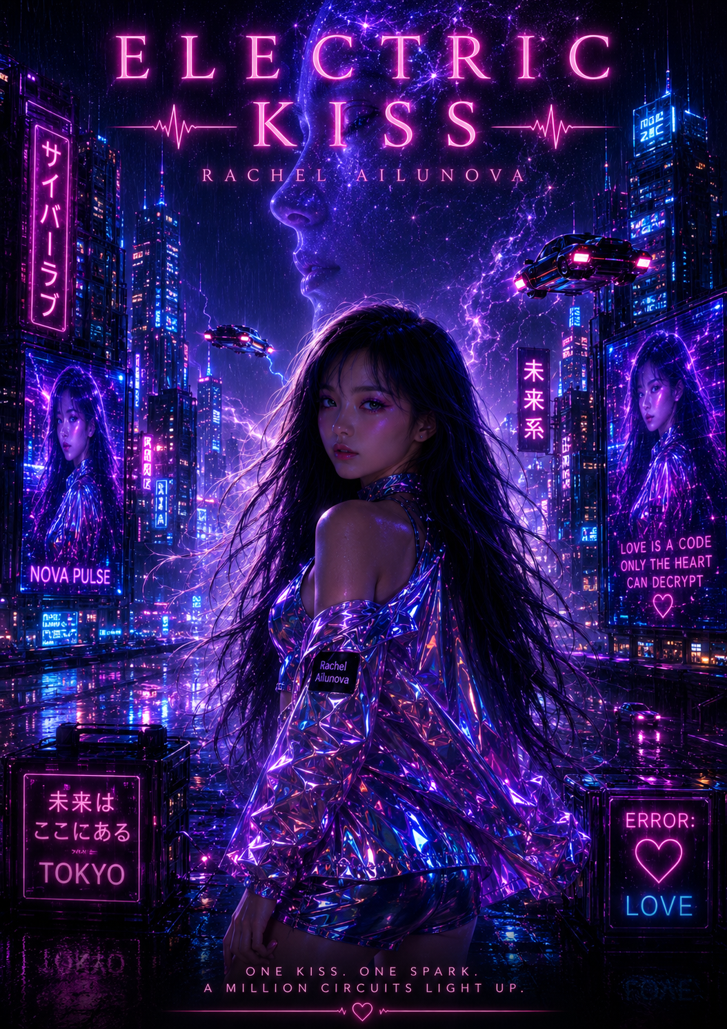 Poster Rachel Ailunova - Electric Kiss